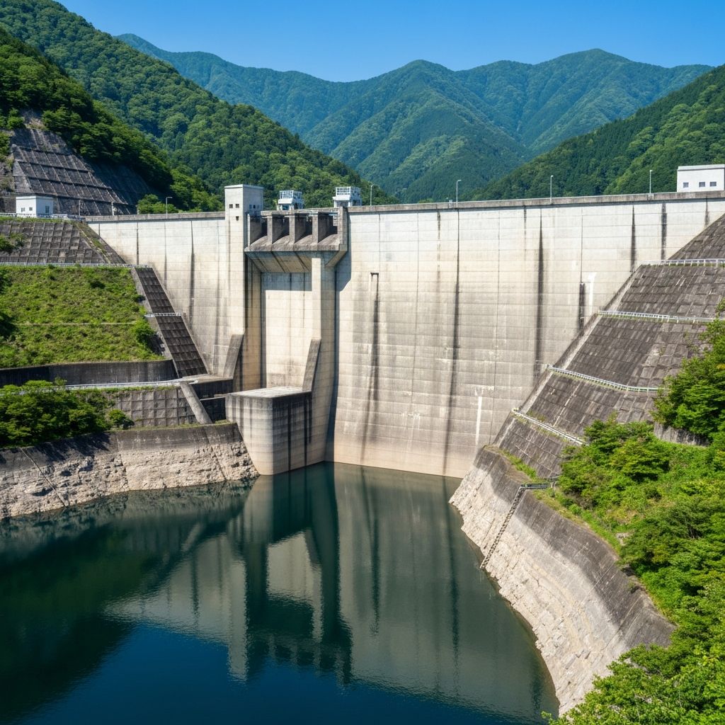 ダム建設の迫力